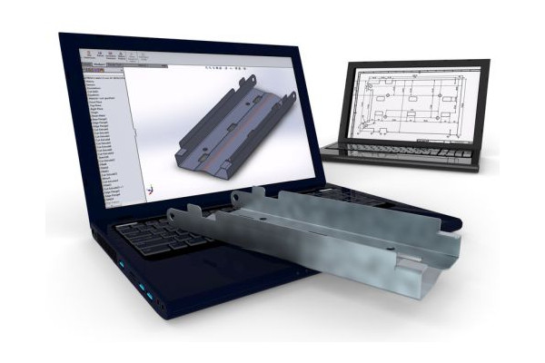 Bild von Laptop und Grafikprogramm